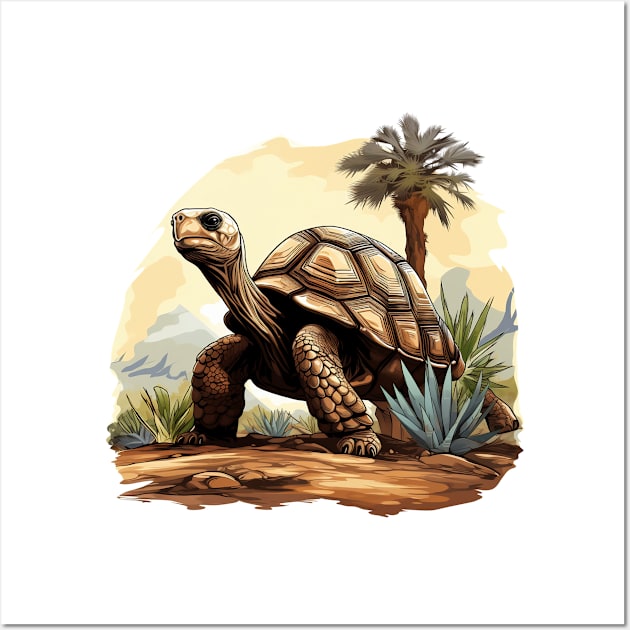 Giant Tortoise Wall Art by zooleisurelife